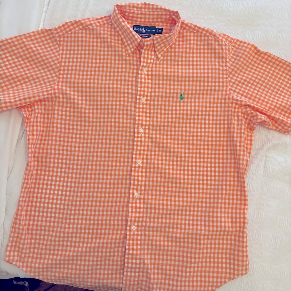 Polo Ralph Lauren Classic Fit Performance Stretch Twill Short Sleeve Woven Shirt